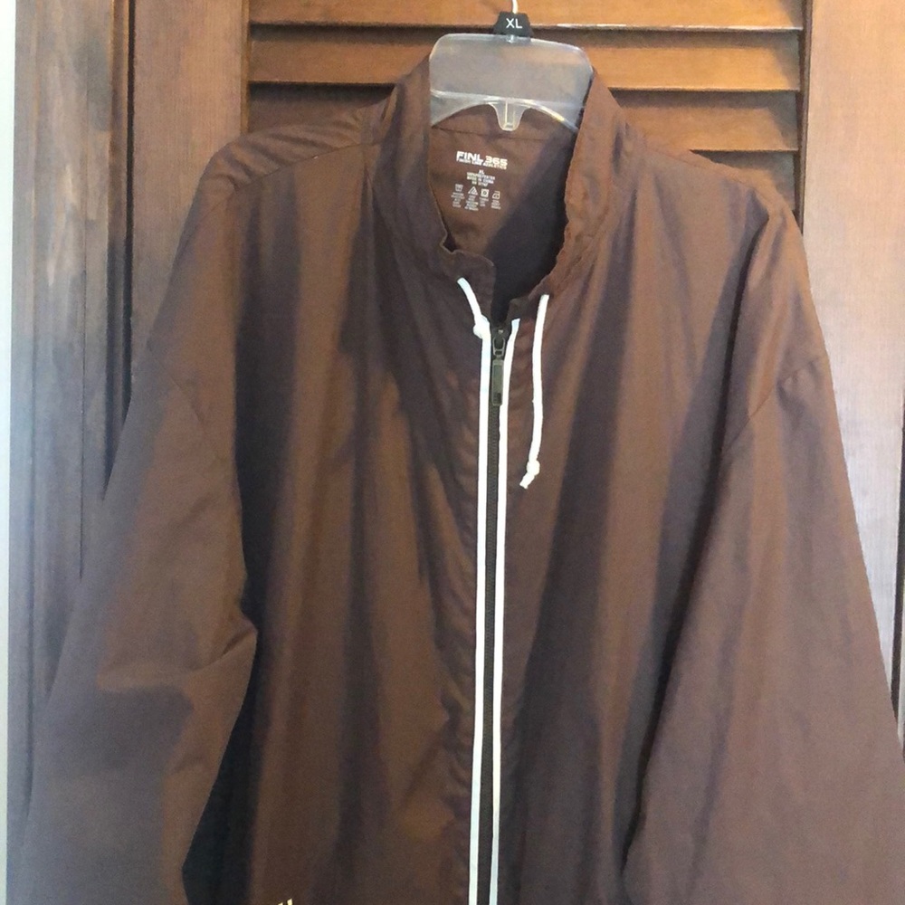 Finish line athletic windbreaker jacket